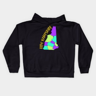 USA state: Hampshire Kids Hoodie